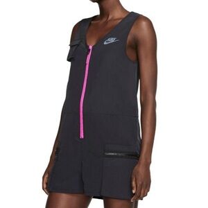 Nike Sportswear Icon Clash Zip Up Sleeveless Romper